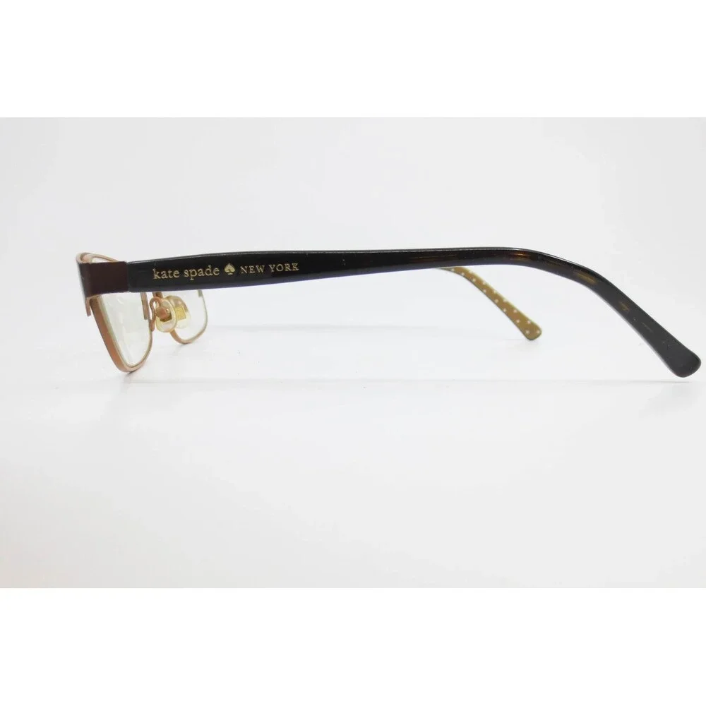 Kate Spade New York Ambrose/E JUV Brown Rectangular Eyeglasses Frames 135mm